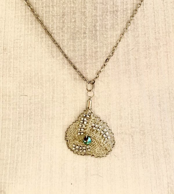 Halskette mit Anhänger-blaue Perle