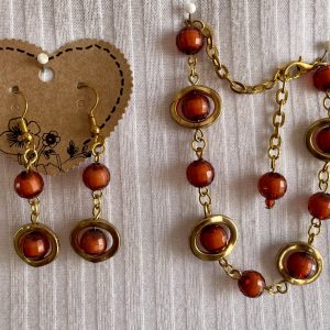 Armband mit Ohrringe